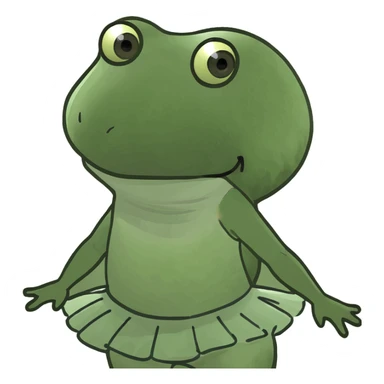 Capuchino ballarina sticker