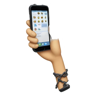 Throwing phone away sticker