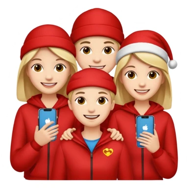 Gang shit red colored sticker