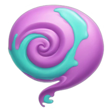 "SLIME swirl" sticker