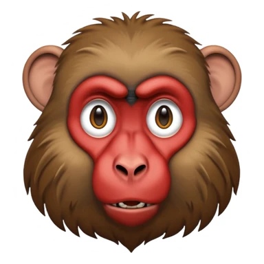 baboon sticker