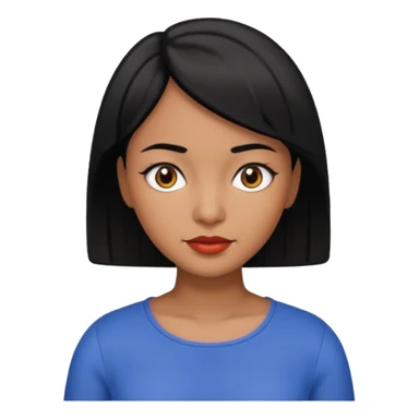 mujer colombiana con pelo corto sticker