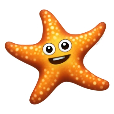 Drunk starfish sticker