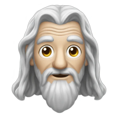 gandalf with winking eye sticker