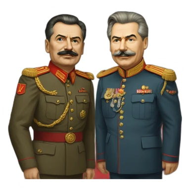 Stalin et Poutine sticker