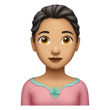 Niña morena sticker