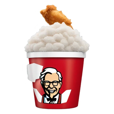 KFC chicken bucket sticker