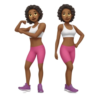 Fit girl sticker