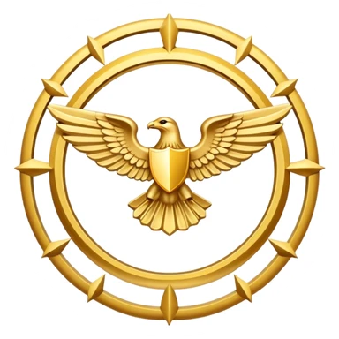 dominus' emblem holy with a touch of white  sticker