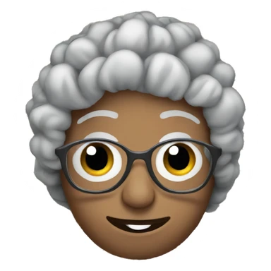 A crochet granny square sticker