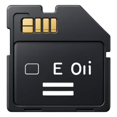 memory SD card sticker