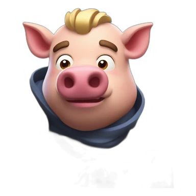 hog rider clash royale sticker