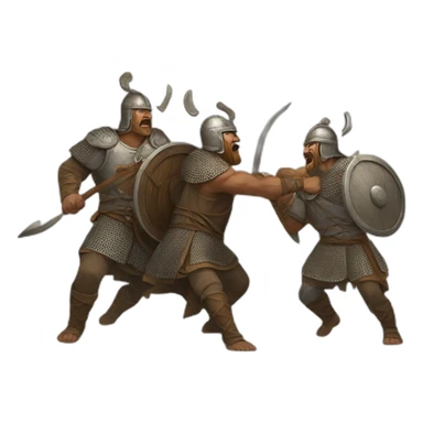 Ancient Rus fight off the Vikings sticker