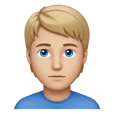 male darkblond hari from left sticker