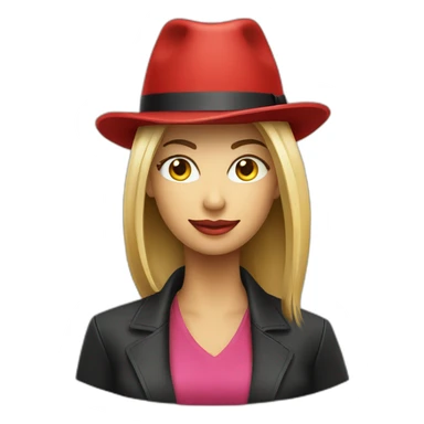 female playing poker with a poker dealer hat sticker