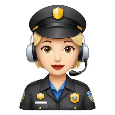 A female dispatcher  sticker
