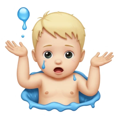 baby throwing up sticker