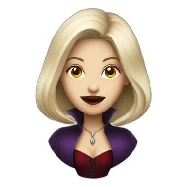 Women vampire sticker