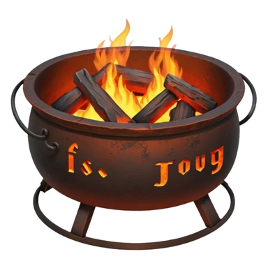 Forge Fire Pit in blacksmith item sticker