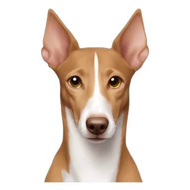 female brown podenco sticker