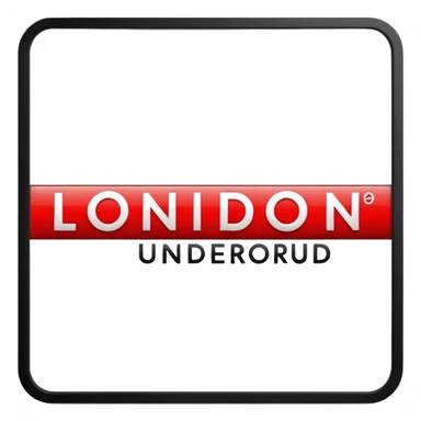le mot "london" dans le logo du underground sticker