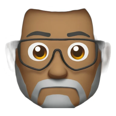 grumpy gordon freeman, frown sticker