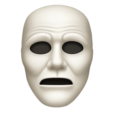The Phantom of the Opera with a half-mask sticker