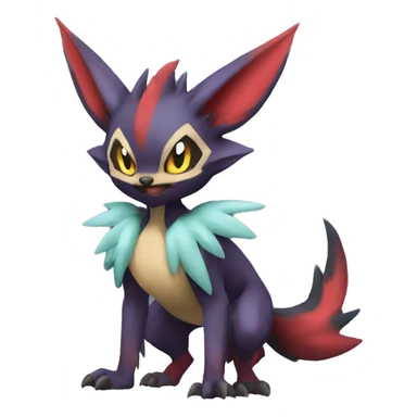 Noivern-Zorua-Nargacuga-Fakemon-hybrid full body sticker