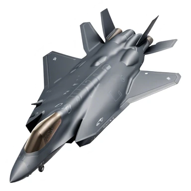 F-35 Lightning II - Lockheed Martin (Model Year: 2022) (Iconic colour: Stealth gray) sticker