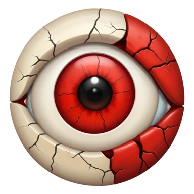 creepy scary eye sticker