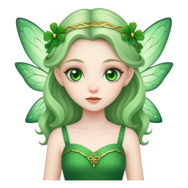Irish fairy sticker