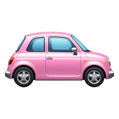 small pink car sticker