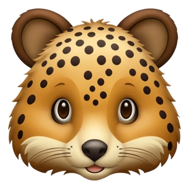 spoted animal sticker