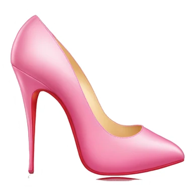 Pink louboutin shoes  sticker