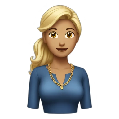 woman-wearing-only-a-neckless sticker