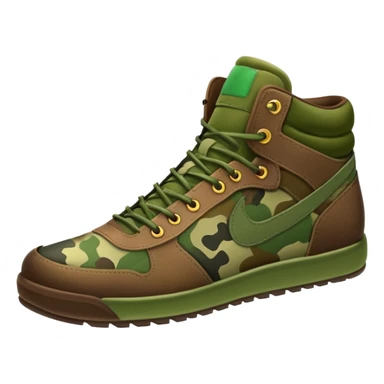 camouflage shoese sticker