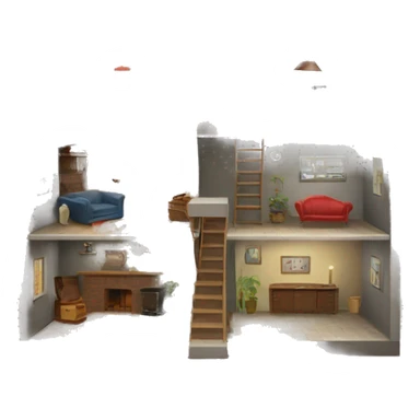 house basement sticker