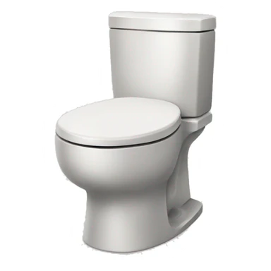 Toilet with cat sitting on it  sticker