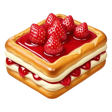 Strawberry Glaze Pastries
 sticker
