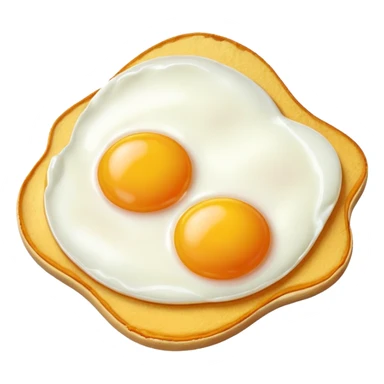 Egg fry sticker