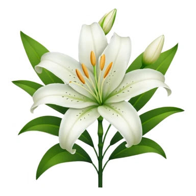 lillies sticker