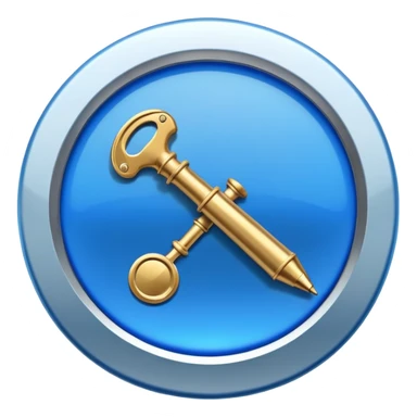 Blue notarization sign sticker