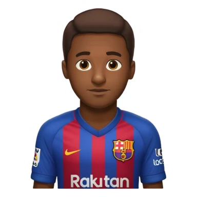 A Fc Barcelona player bribing a match official on the pitch sticker