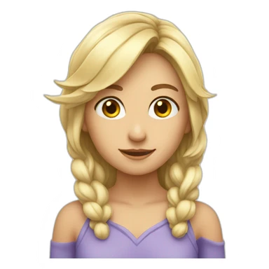 Un personnage de fée avec des ailes sticker