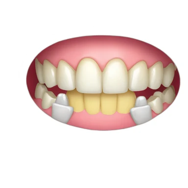 Teeth braces sticker