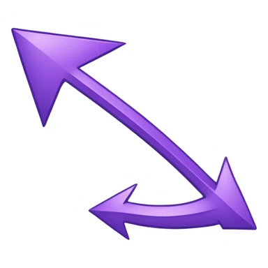 The purple arrow is hand-drawn and bends sticker