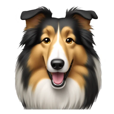 Rough collie sticker