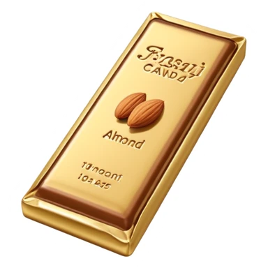 Almond candy bar sticker