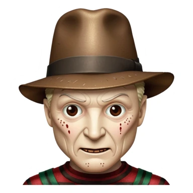 glitter claw freddy krueger sticker