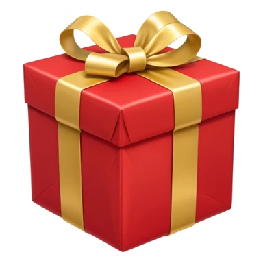 A big Christmas present sticker